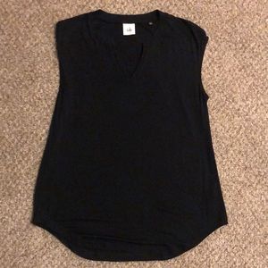 Solid Black Cabi Sleeveless Blouse